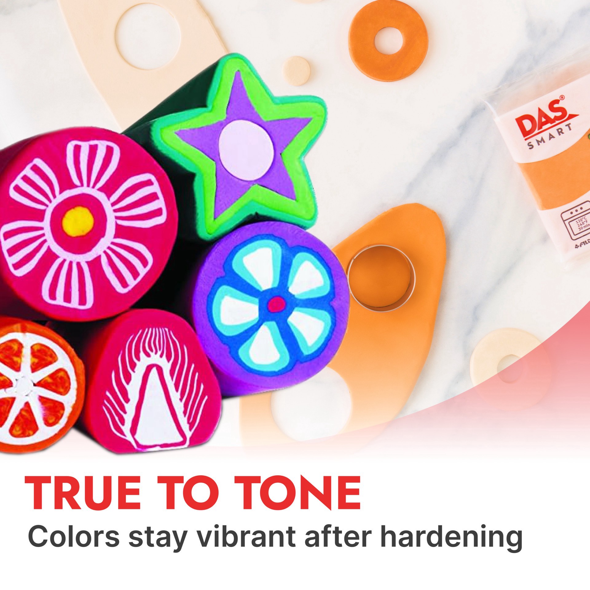 slide 7 of 8, Das Smart Harmonic Colors Modeling Clay Set, 342 gram