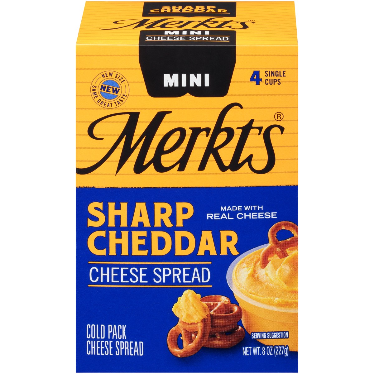 slide 1 of 11, Merkt's Cheese Spread, 8 oz