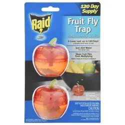 Raid Fruit Fly Trap Apple - 2pk