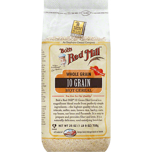 slide 3 of 3, Bob's Red Mill Bobs Redmill 10 Grain Cereal, 25 oz