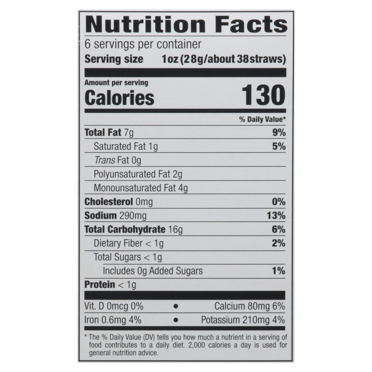 slide 2 of 11, Sensible Portions Garden Veggie Straws Zesty Ranch Vegetable and Potato Snack 6 - 1 oz Bags, 6 ct