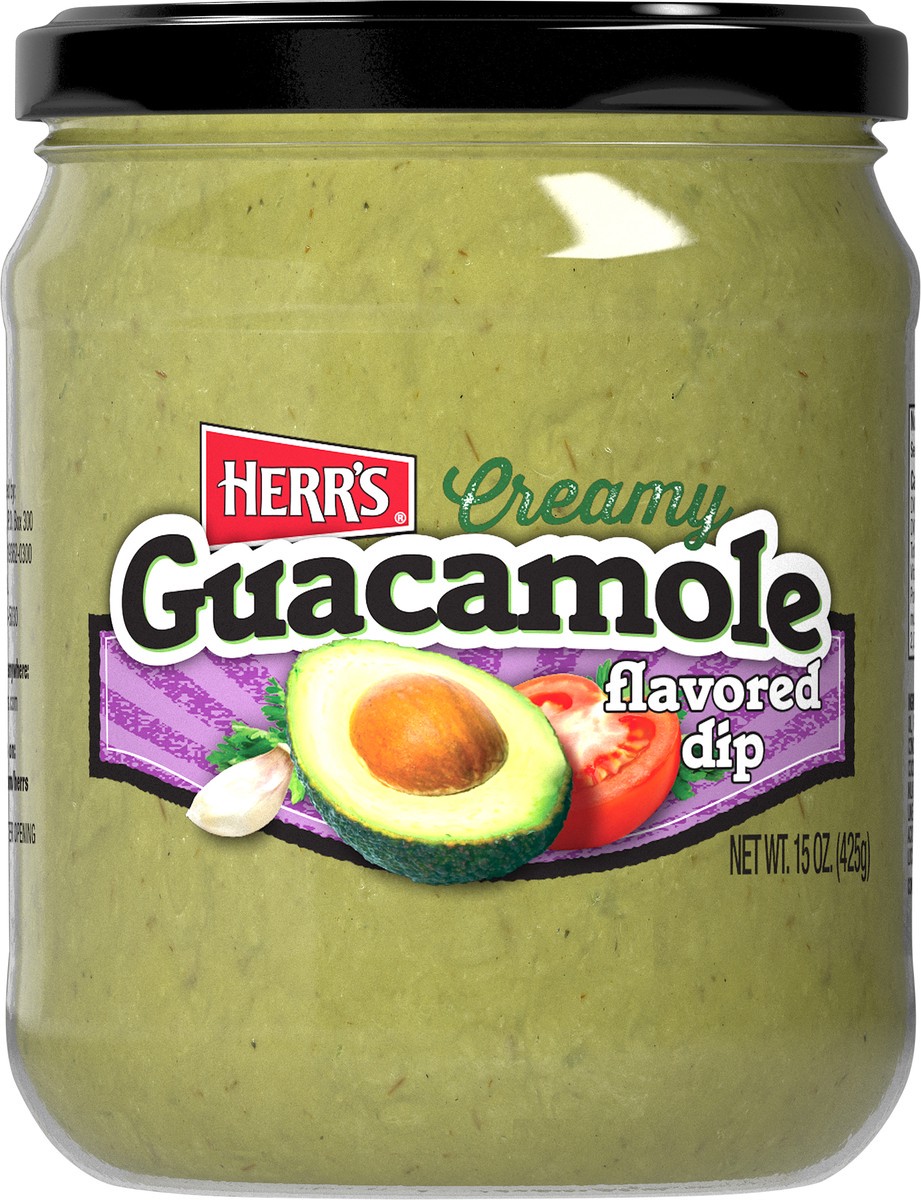 slide 4 of 7, Herr's Creamy Guacamole 15 oz, 15 oz