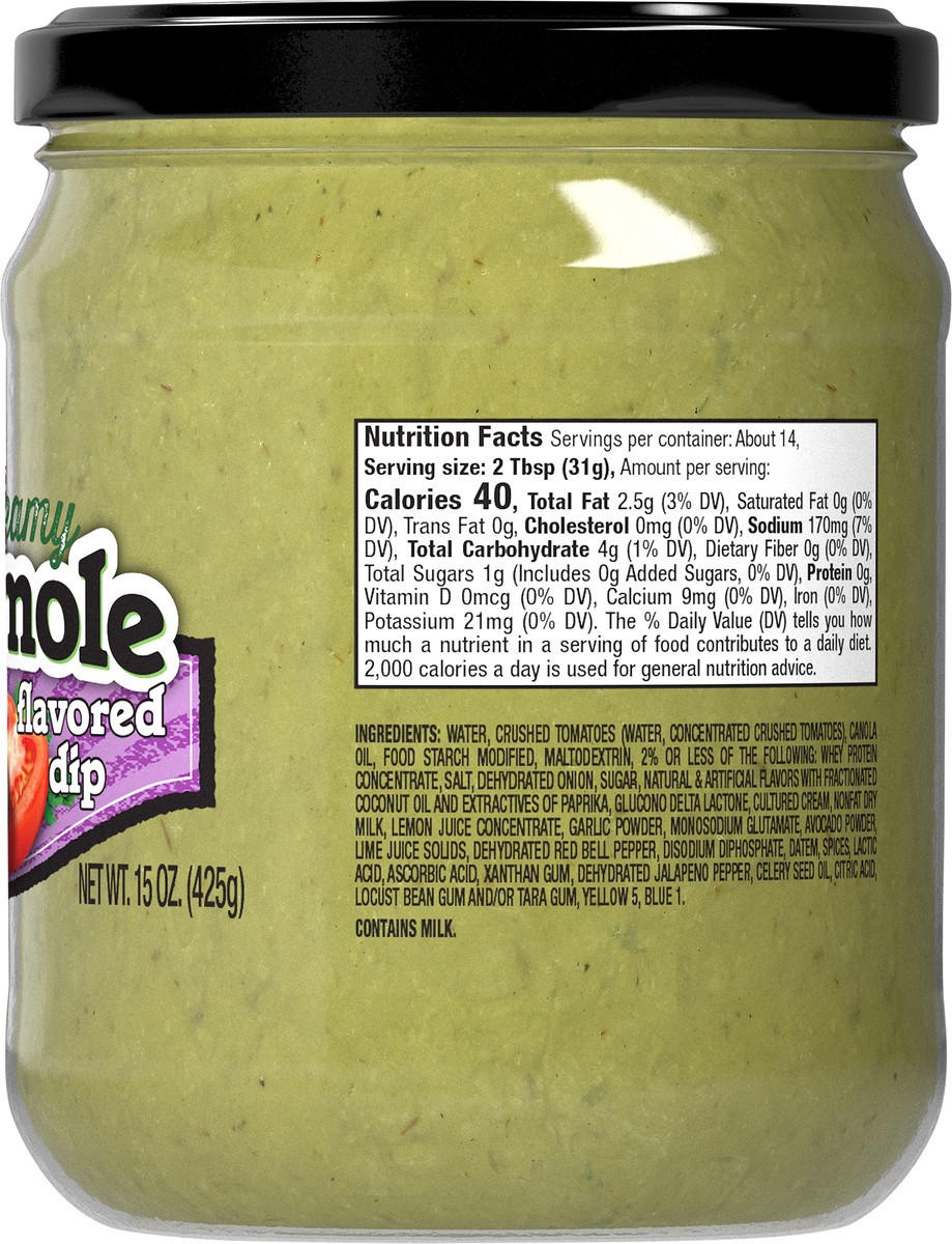 slide 7 of 7, Herr's Creamy Guacamole 15 oz, 15 oz
