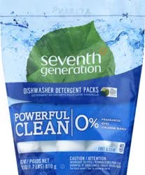 Seventh Generation Dishwasher Detergent Packs 45 ea