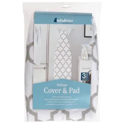 Whitmor Deluxe Cover & Pad Medallion Gray