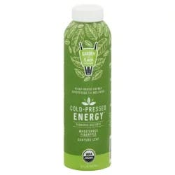 Garden Of Flavor Wheatgrass Pineapple Guayusa Leaf Cold-Pressed Energy Juice - 16 fl oz