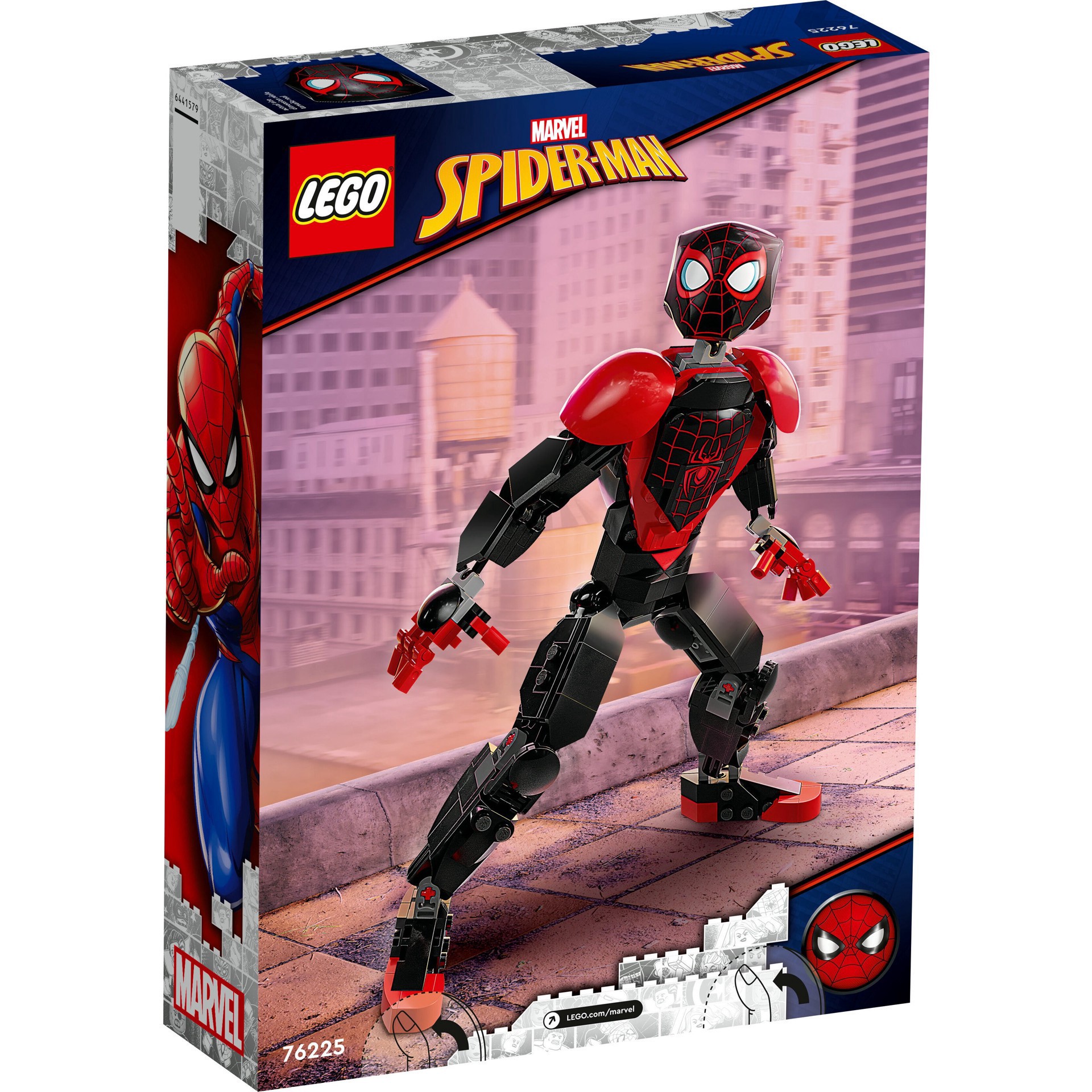 slide 9 of 11, LEGO Marvel Miles Morales Figure Spider-Man Building Toy 76225, 238 ct