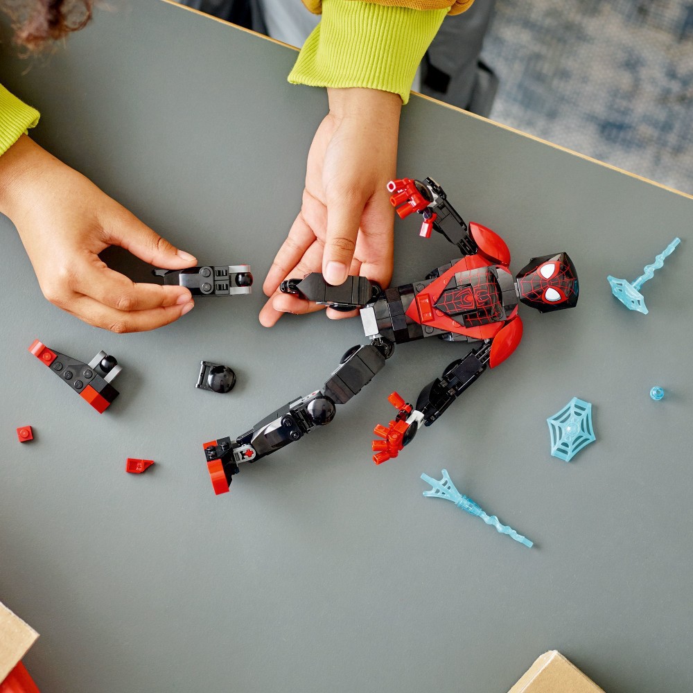slide 5 of 11, LEGO Marvel Miles Morales Figure Spider-Man Building Toy 76225, 238 ct