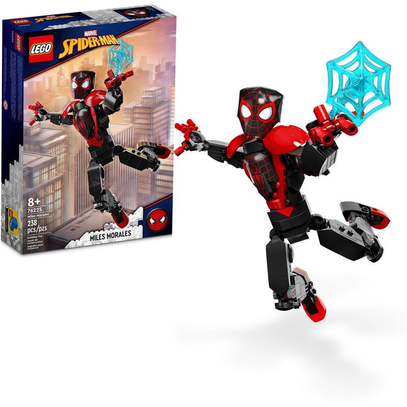 slide 1 of 11, LEGO Marvel Miles Morales Figure Spider-Man Building Toy 76225, 238 ct