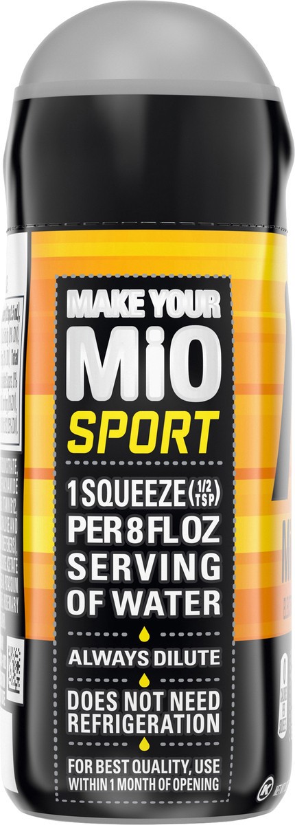 slide 2 of 9, MiO Sport Orange Naturally Flavored Liquid Water Enhancer with Electrolytes & B Vitamins, 1.62 fl oz Bottle, 1.62 fl oz