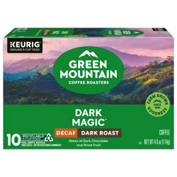 Green Mountain Coffee Dark Magic Decaf Keurig Single-Serve K-Cup Pods, Dark Roast Coffee, 10 Count