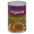 slide 1 of 1, HT Organics Refried Pinto Beans, 15 oz