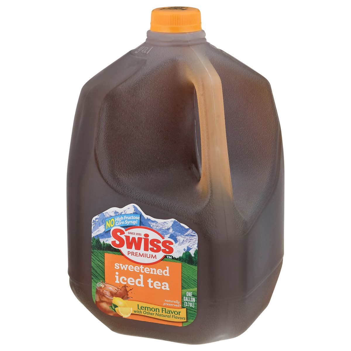 slide 10 of 14, Swiss Premium Lemon Flavor Sweetened Iced Tea - 1 gal, 1 gal