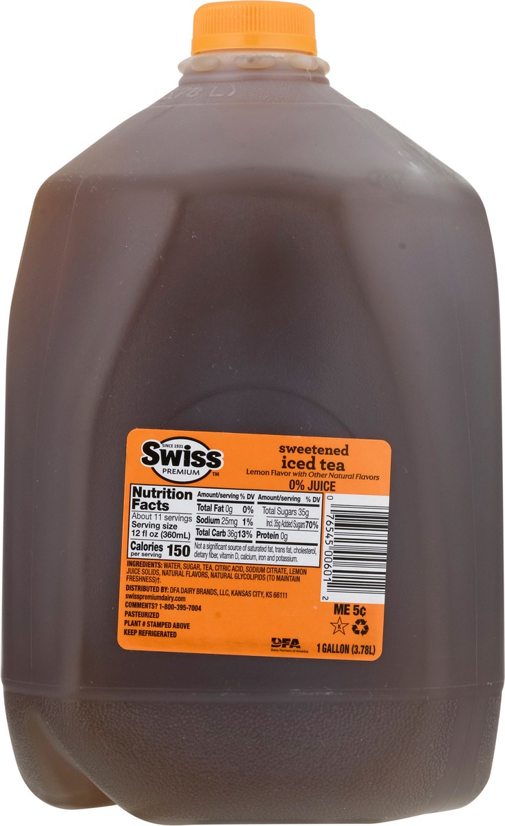slide 13 of 14, Swiss Premium Lemon Flavor Sweetened Iced Tea - 1 gal, 1 gal