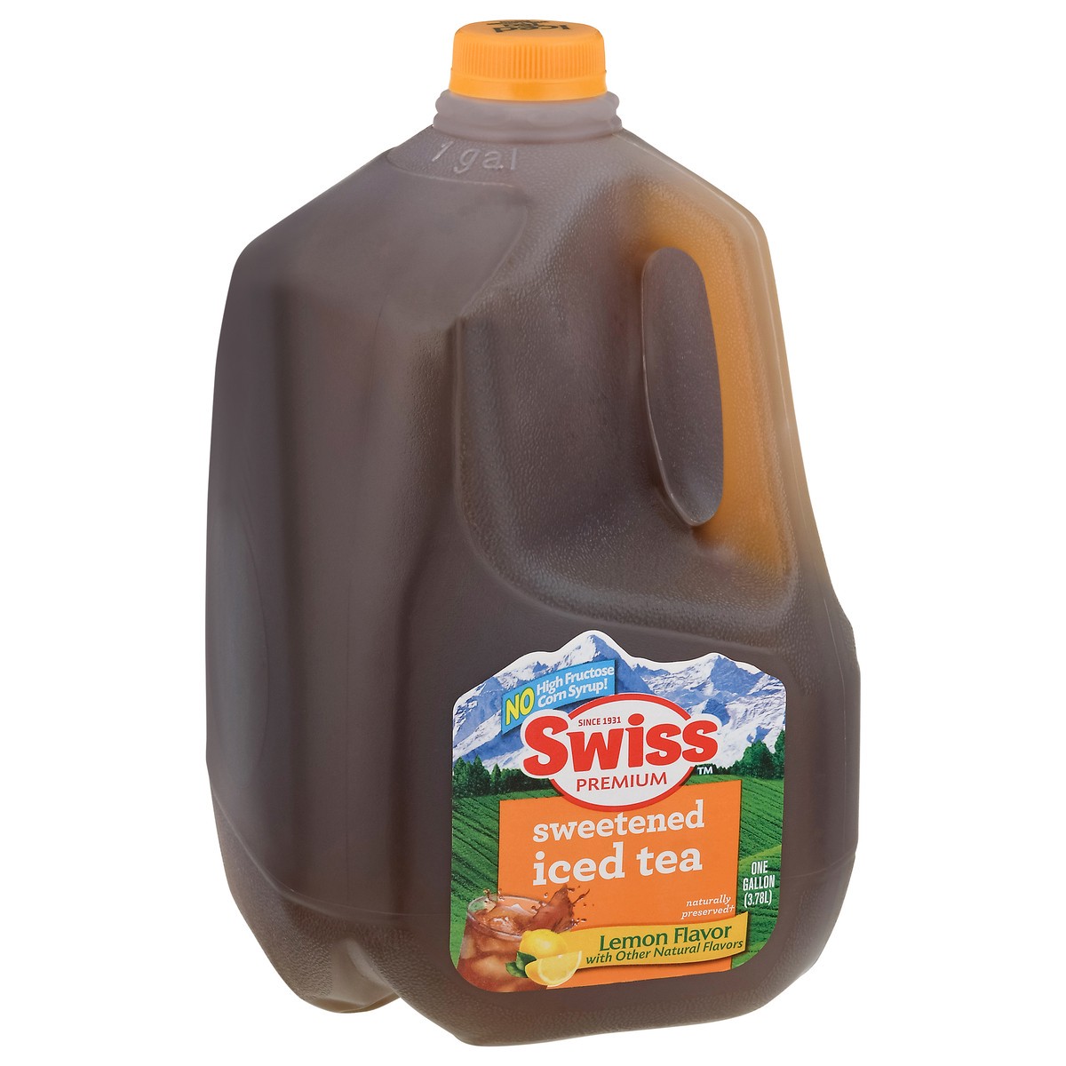 slide 4 of 14, Swiss Premium Lemon Flavor Sweetened Iced Tea - 1 gal, 1 gal