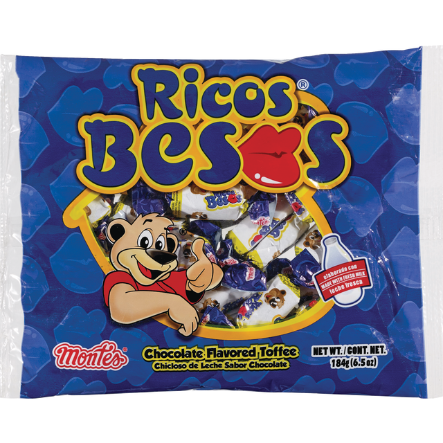 slide 1 of 1, Montes Ricos Besos Chocolate Flavored Toffee, 1 ct