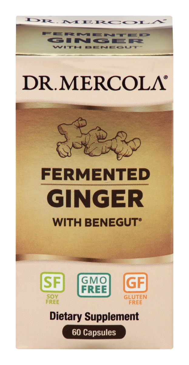 slide 1 of 1, Dr. Mercola Fermented Ginger with Benegut - 60 ct, 60 ct