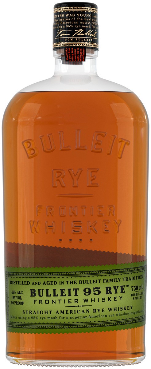 slide 1 of 4, Bulleit 95 Rye Whiskey, 750 ml