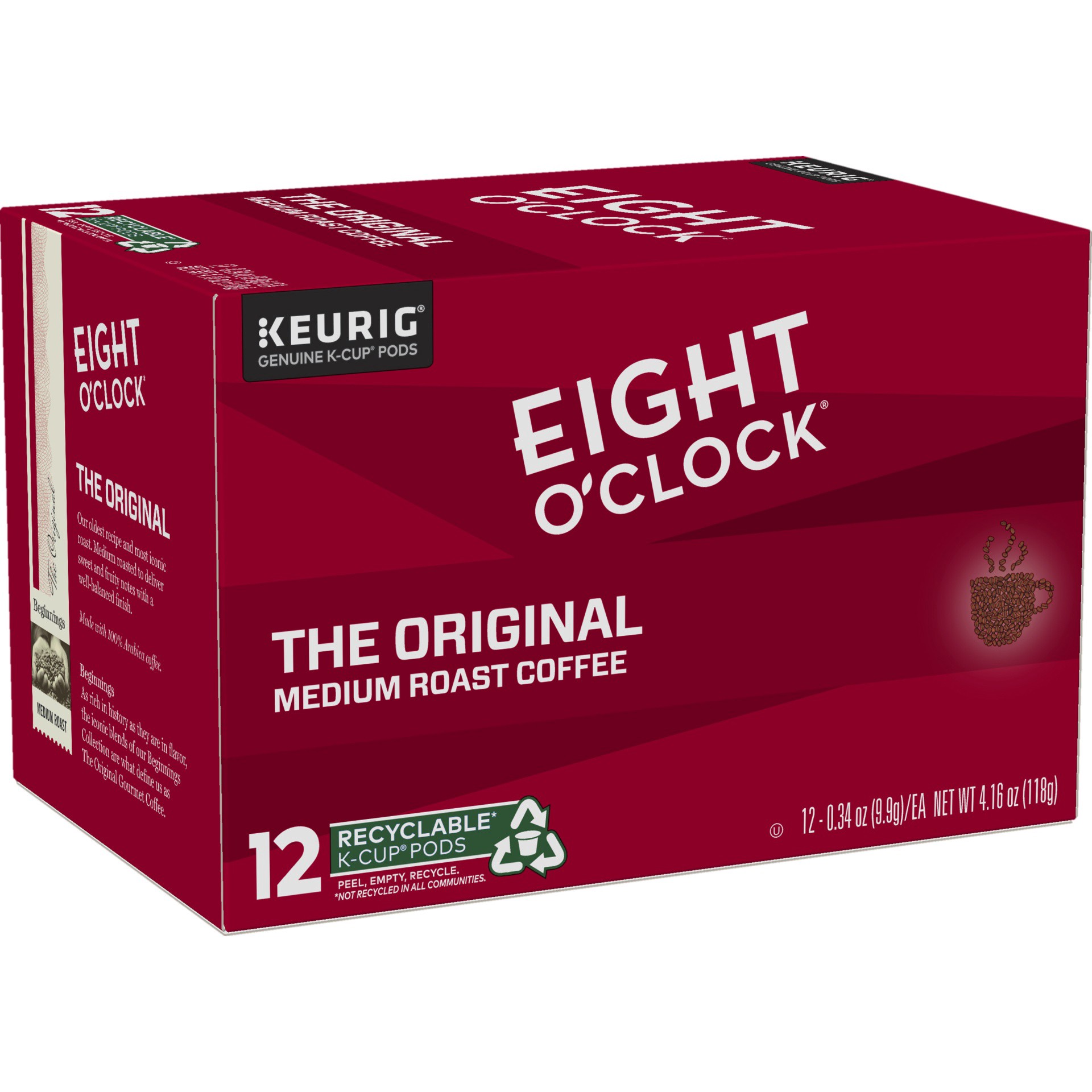 slide 3 of 4, Eight O'Clock Coffee K-Cup Packs - Original - 12 ct, 12 ct