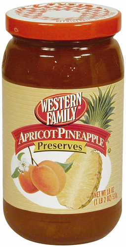 slide 1 of 1, Western Family Apricot Pineapple Preserves, 18 oz