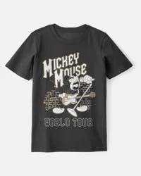 Carter's Carters Kid Disney© Mickey Mouse Short-Sleeve Graphic Tee - Black Black 4