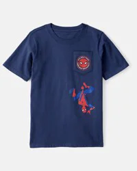 Carter's Kid Marvel Spider-Man Short-Sleeve Graphic Tee - Blue - 12