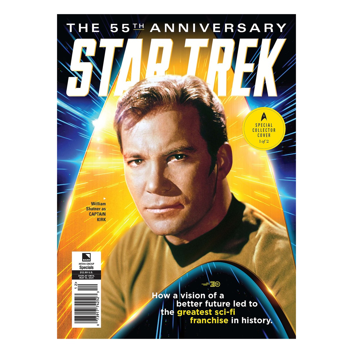 slide 1 of 2, Star Trek Magazine, The 55th Anniversary, Special Collector Cover, 1 ct