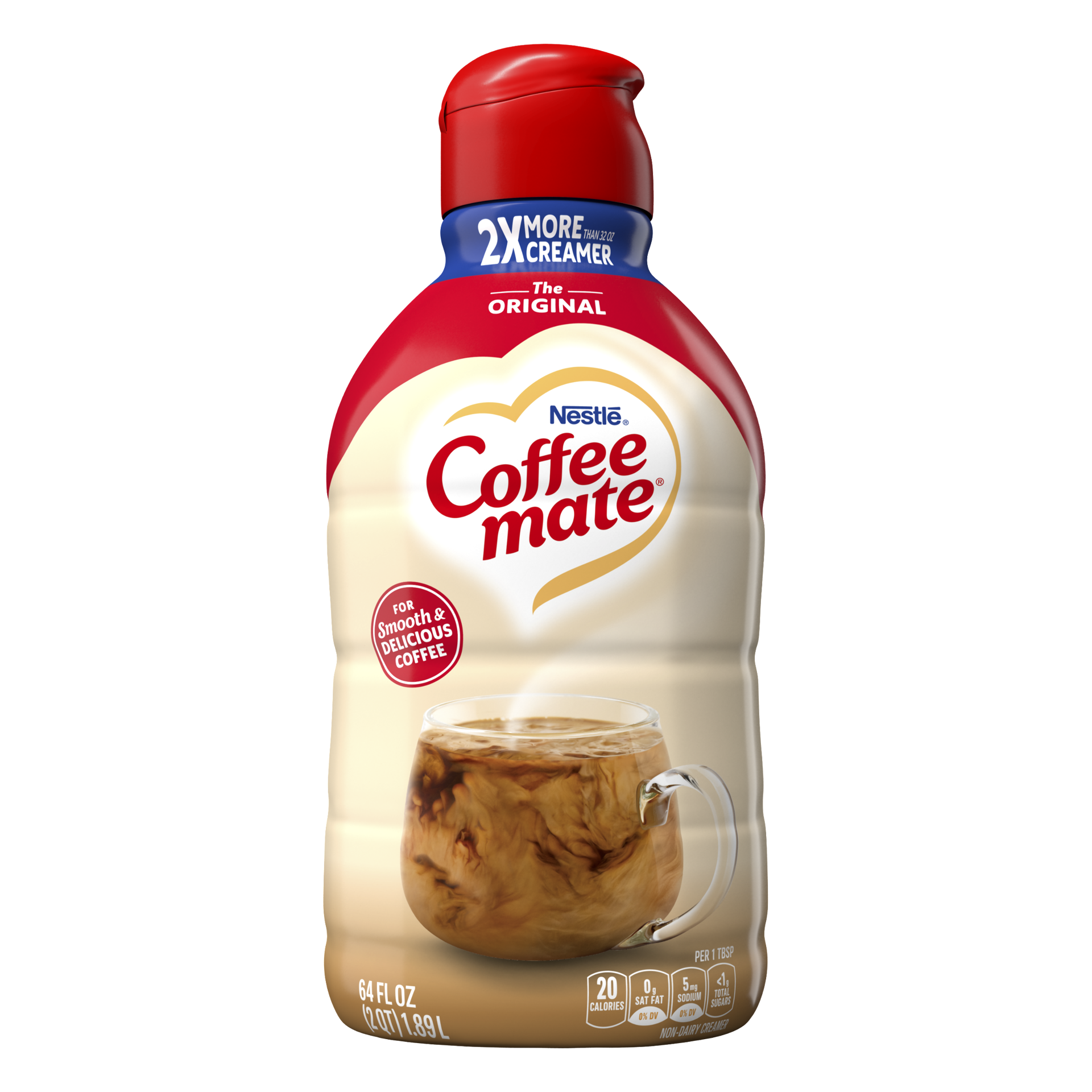 slide 1 of 7, Coffee mate The Original Liquid Coffee Creamer, 64 fl oz