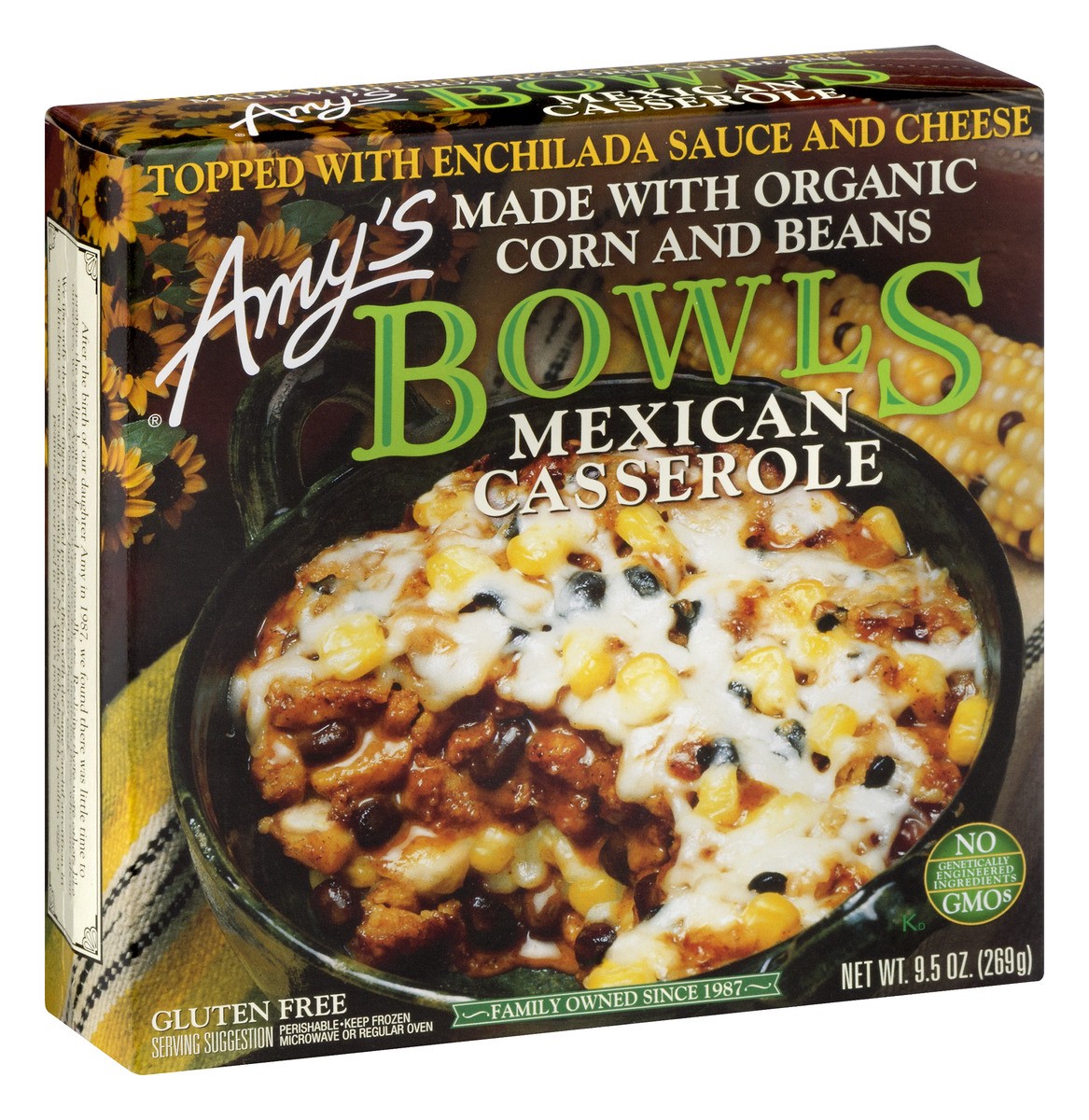 slide 2 of 9, Amy's Kitchen Mexican Casserole Bowl, 9.5 oz