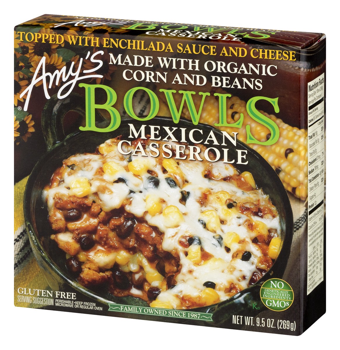slide 3 of 9, Amy's Amy''s Mexican Casserole Bowl, 9.5 oz