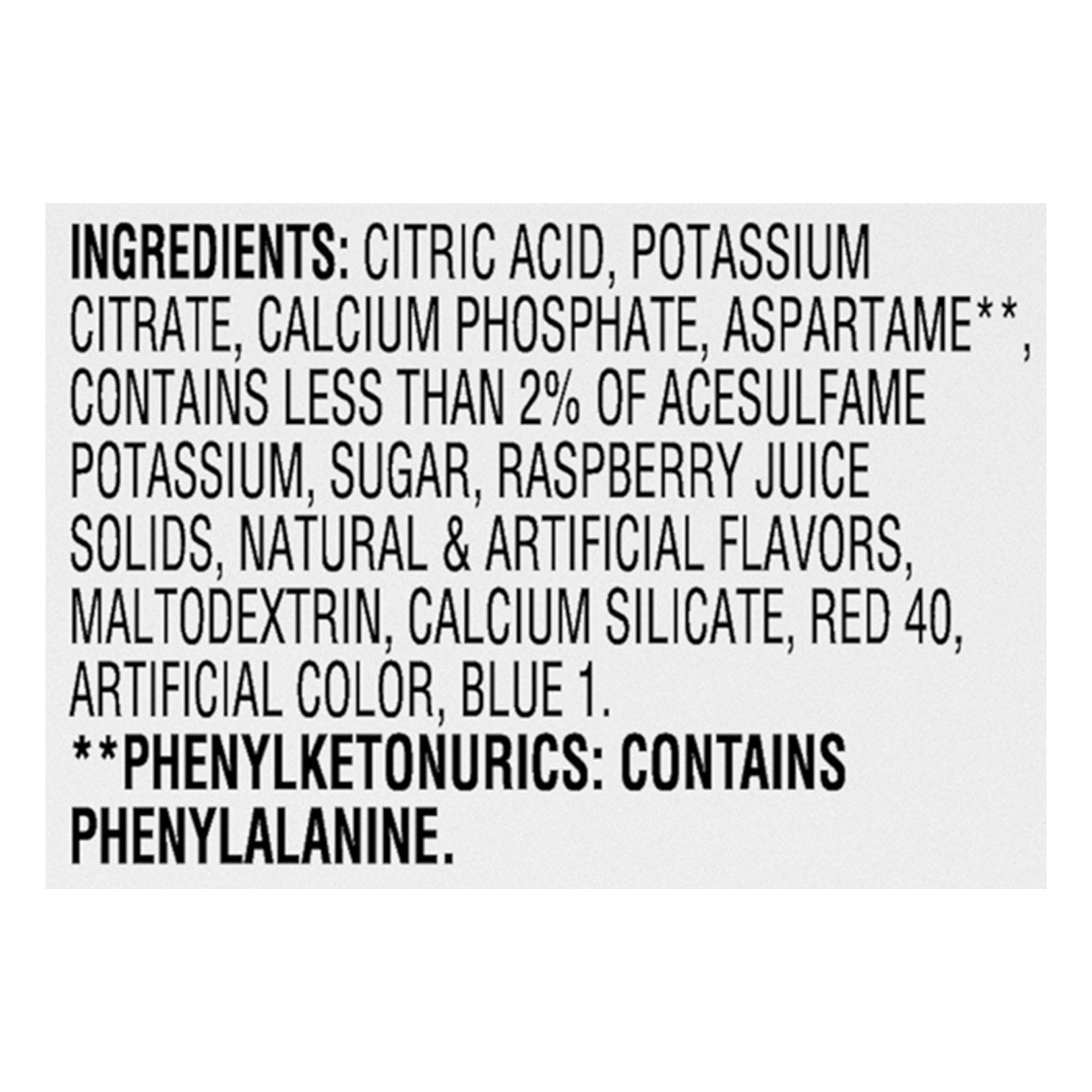 slide 6 of 12, Food Club Low Calorie Raspberry Lemonade Drink Mix 10 - 0.08 oz Packets, 10 ct