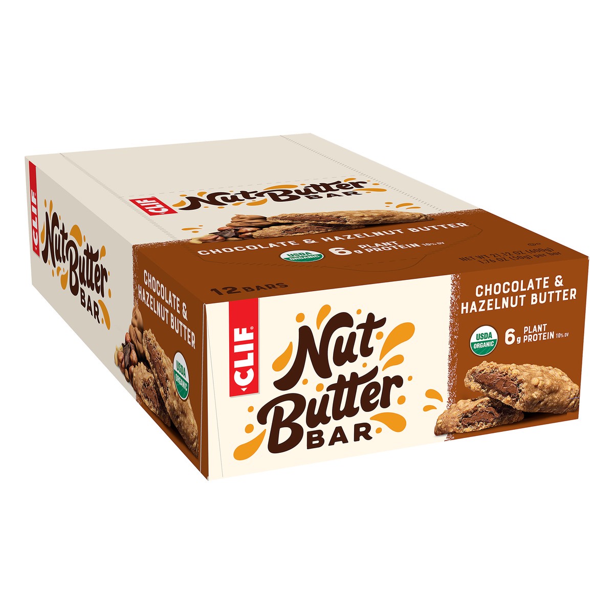 slide 2 of 11, CLIF Nut Butter Bar, Chocolate& Hazelnut Butter, 12 Pack, 12 ct 1.76 oz