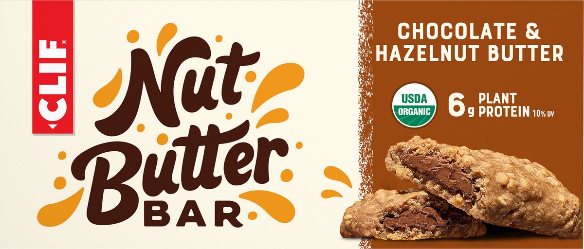 slide 9 of 11, CLIF Nut Butter Bar, Chocolate& Hazelnut Butter, 12 Pack, 12 ct 1.76 oz