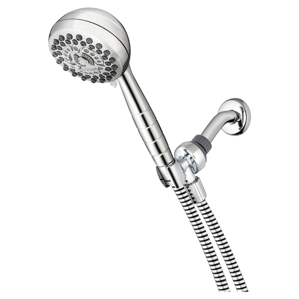 slide 1 of 1, Waterpik PowerPulse Massage 7-Mode Hand Held Shower Head XRO-763, Chrome, 1 ct