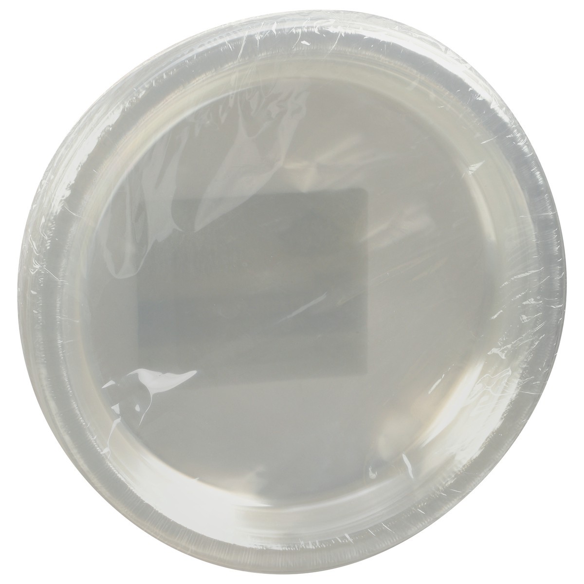 slide 2 of 4, First Street Fs Touch Of Color Clear Plastic Plate 7 Inch, 20 ct