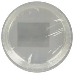 First Street Fs Touch Of Color Clear Plastic Plate 7 Inch