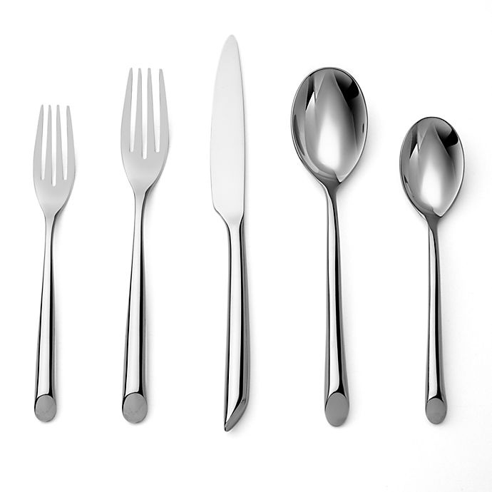 slide 1 of 1, Nambé Frond Flatware Place Setting, 5 ct