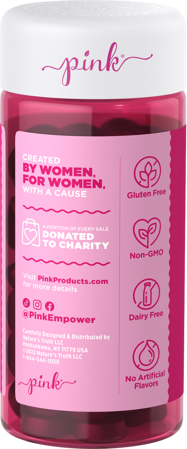 slide 8 of 13, Pink Simply Radiant MULTI for HER 60 Gummies, 60 ct