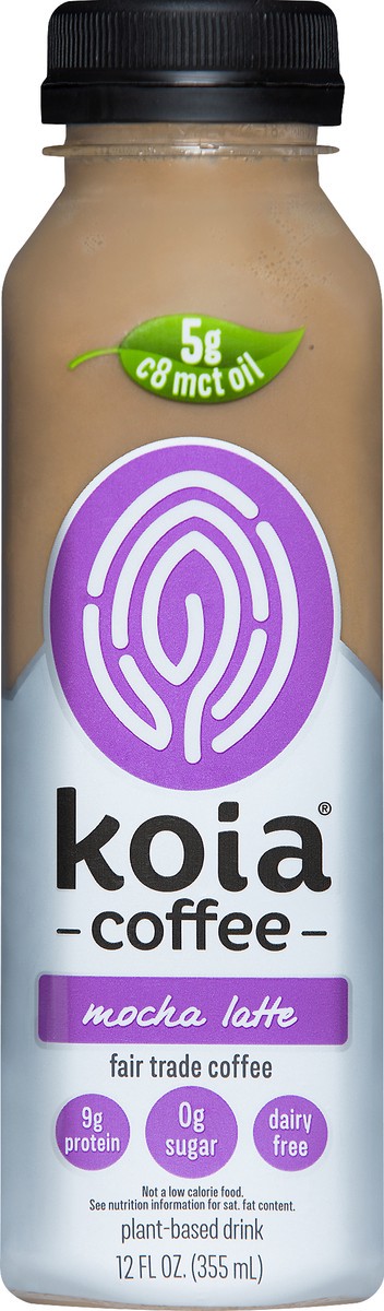 slide 1 of 11, Koia Coffee Plant-Based Mocha Latte Drink - 12 oz, 12 oz