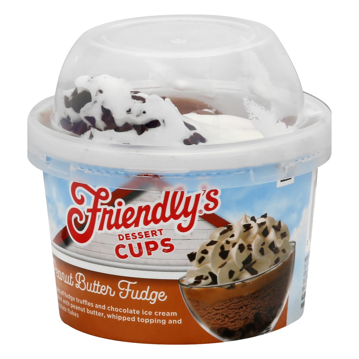 slide 9 of 12, Friendly's Peanut Butter Fudge Dessert Cups 8.5 fl oz, 8.5 oz