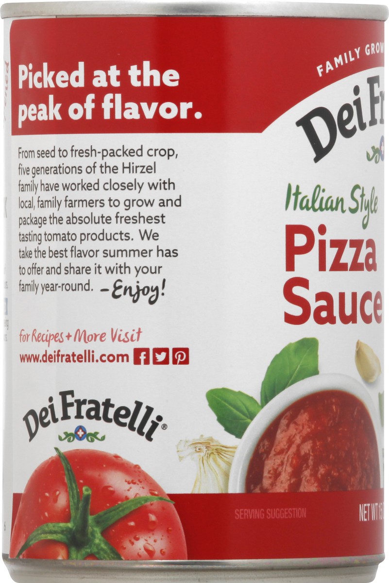 slide 12 of 13, Dei Fratelli Sauce Pizza, 15 oz