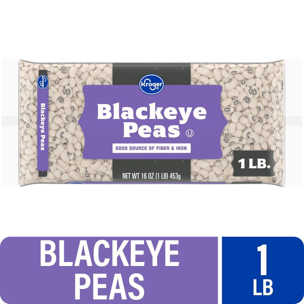 slide 2 of 2, Kroger Blackeye Peas, 1 lb