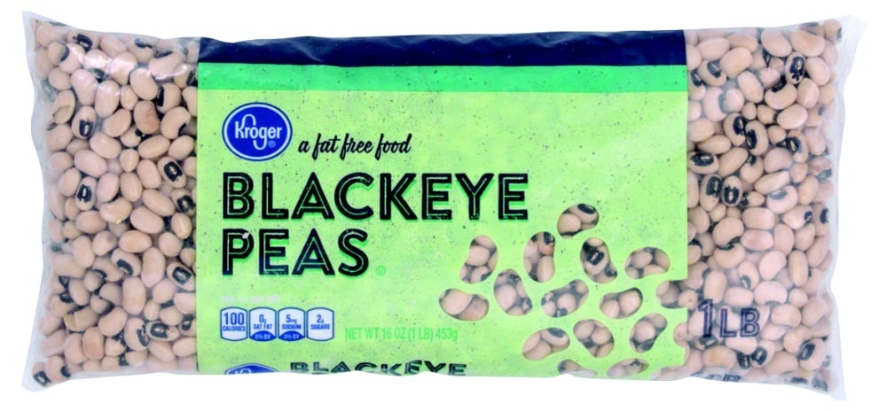 slide 1 of 1, Kroger Blackeye Peas, 1 lb