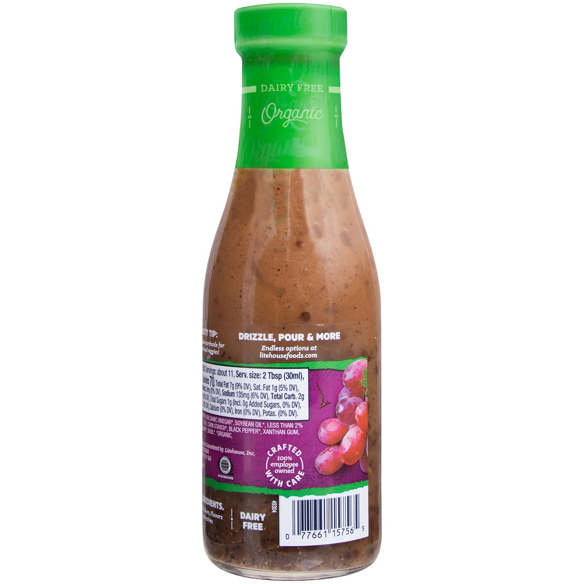 slide 7 of 9, Litehouse Organic Balsamic Vinaigrette Dressing 11.25 fl. oz. Bottle, 11.25 fl oz