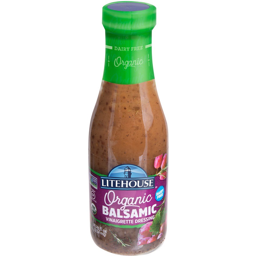 slide 1 of 9, Litehouse Organic Balsamic Vinaigrette Dressing 11.25 fl. oz. Bottle, 11.25 fl oz