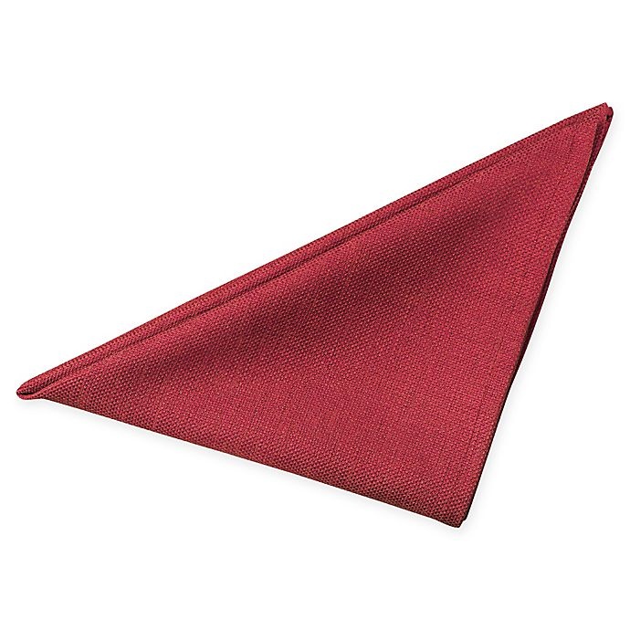 slide 1 of 1, Keeco Basketweave Napkins - Red, 2 ct