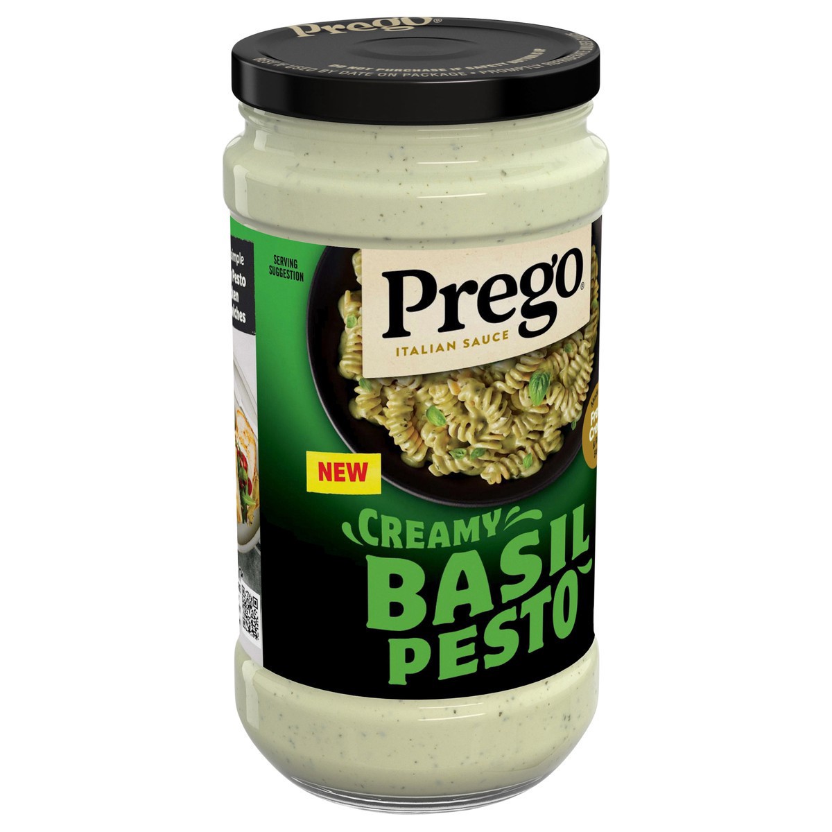 slide 11 of 13, Prego Creamy Basil Pesto Pasta Sauce, 14.5 oz Jar, 14.5 oz
