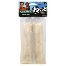 Paws Happy Life Plain Flavor Beefhide Rolls For Dogs