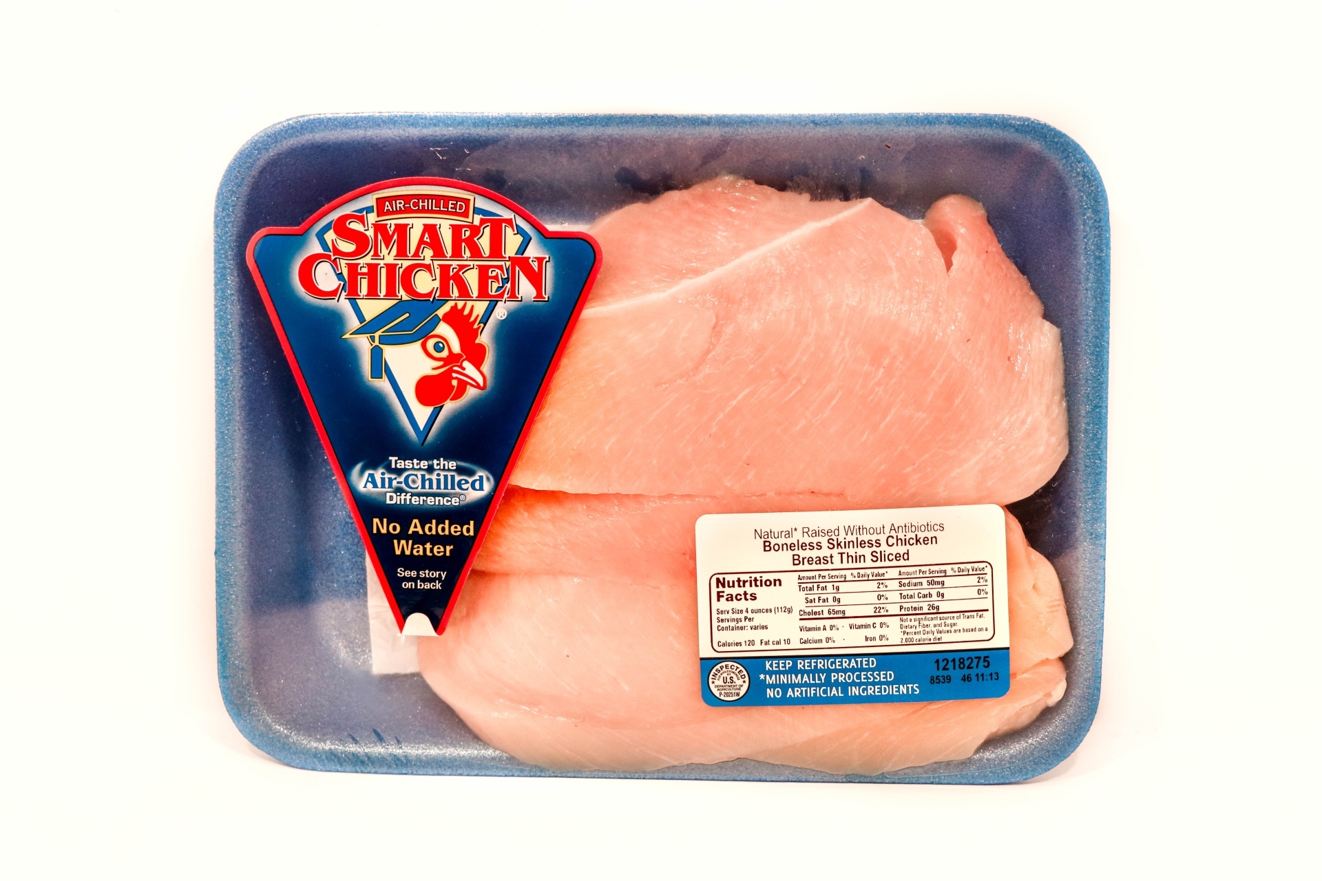 slide 1 of 1, Smart Chicken Sliced Breast, per lb