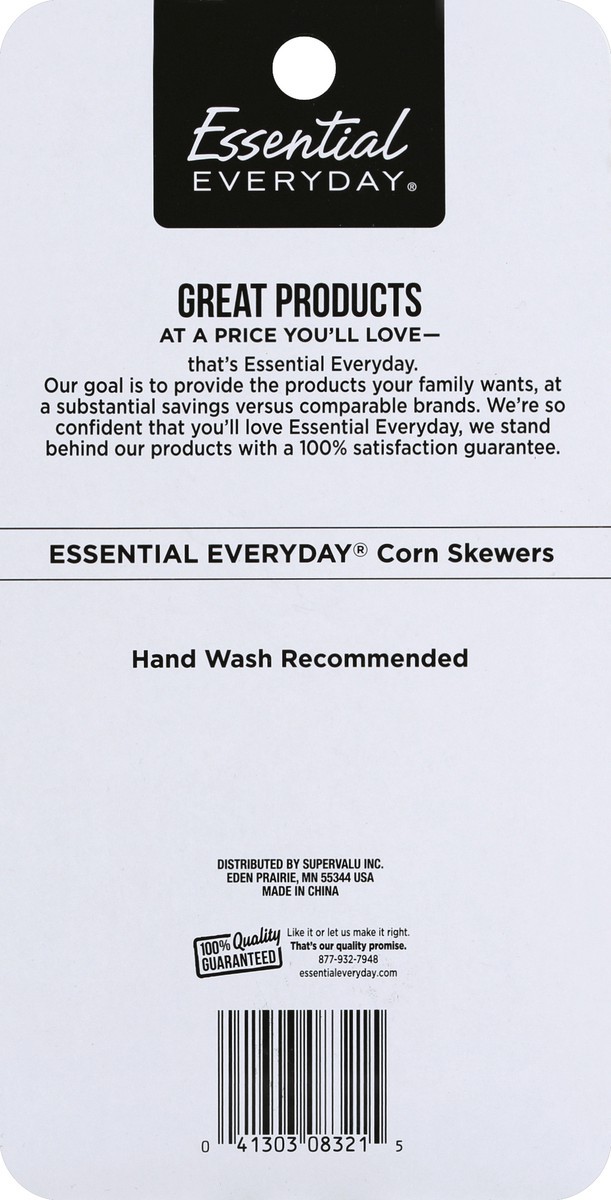 slide 5 of 6, Essential Everyday Jumbo Corn Skewers, 6 ct